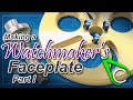 Watchmaking  making a watchmakers faceplate for the sherline lathe  part 1