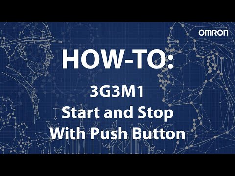 Start och stop av 3G3M1 via knappar
