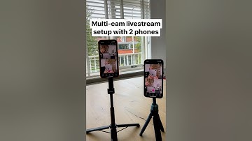 Multi cam livestream setup with 2 phones | How to easily live stream with two phones