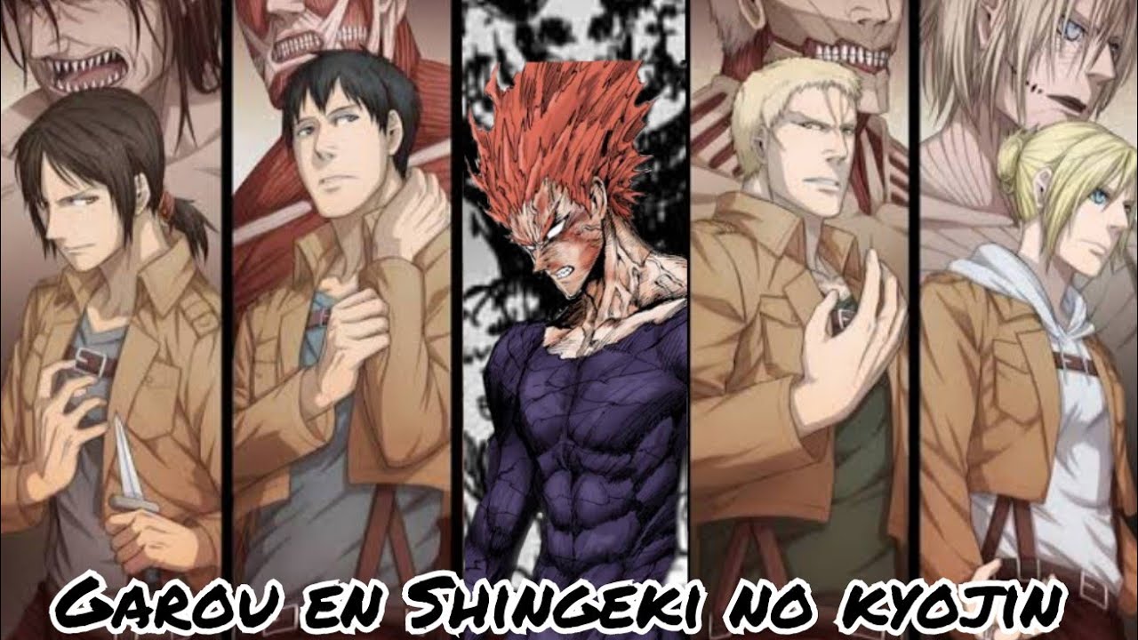 Garou en Shingeki no kyojin Capitulo 2 ( Más allá de los muros )