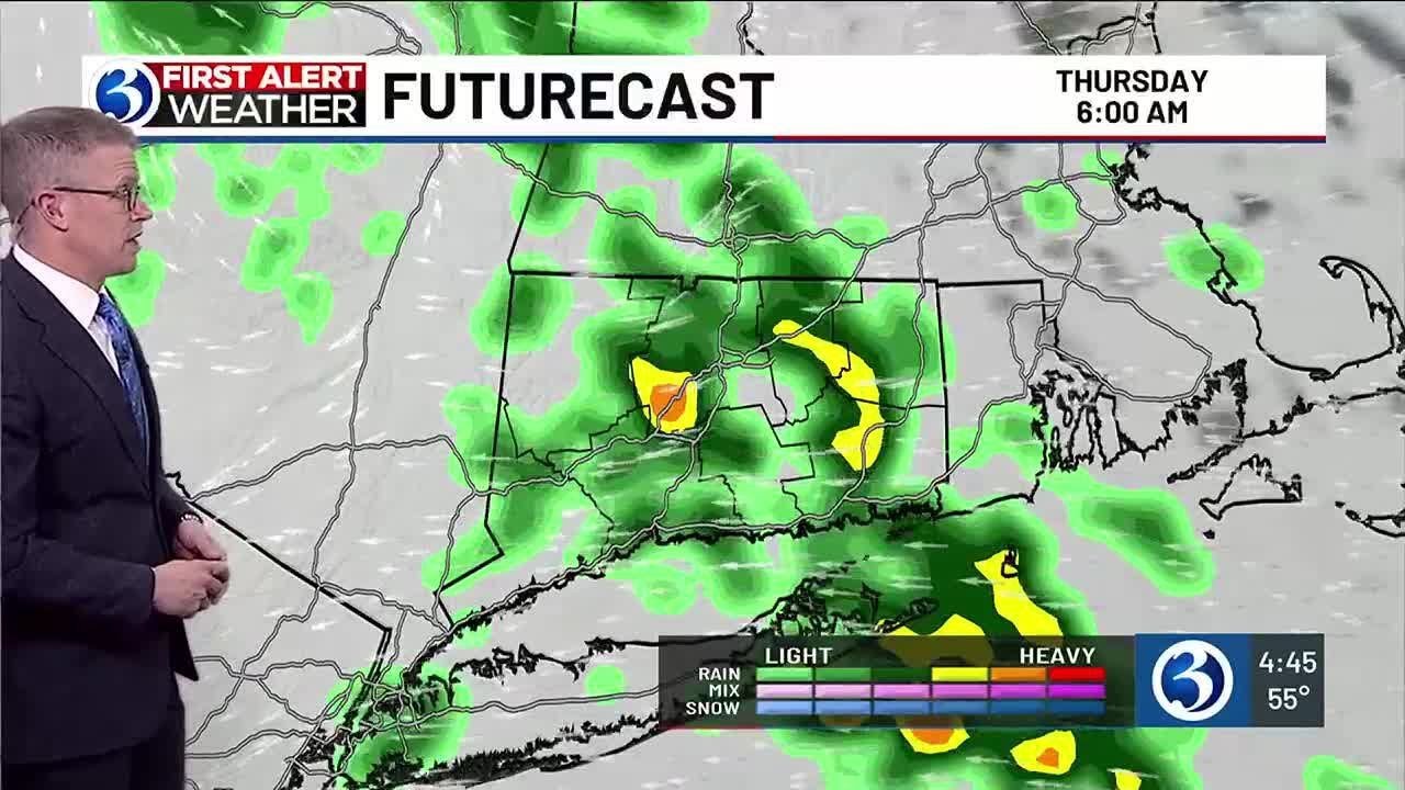 FORECAST: Showers expected on Thursday - YouTube