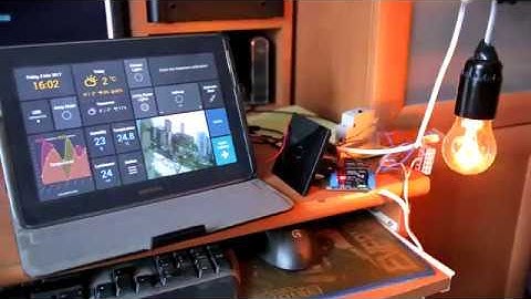 Home lighting automation with voice control (OpenHAB2 + Dashing.io + VoxCommando)