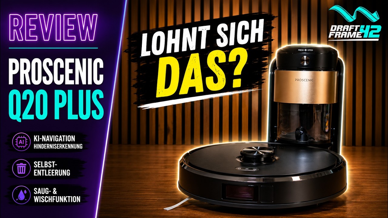 Thumbnail: Proscenic Q20 Plus - Der Preis-Leistungs-Tipp für dein Zuhause - REVIEW
