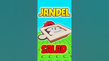 JANDEL SALAD RECIPE GROW A GARDEN! #growagarden #roblox