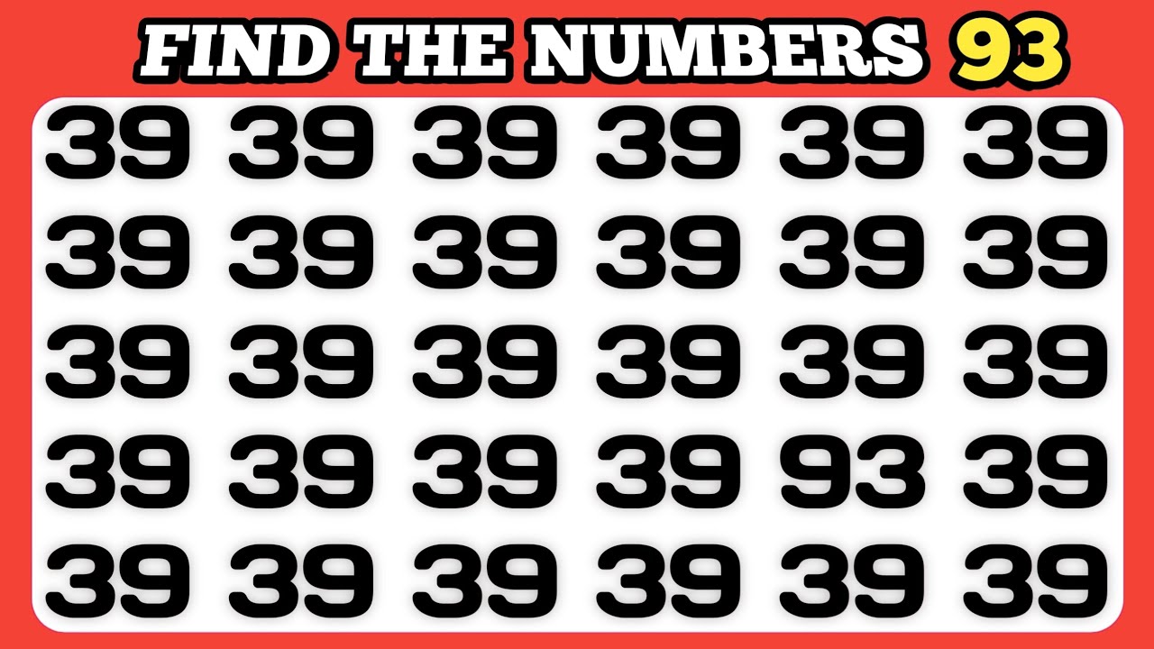 Test your visual Skills | Can You find the odd numbers and letters | Find odd one