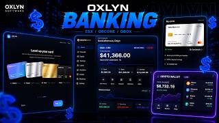 FiveM Script | Banking System - Crypto Market, Cards, Loans & Immersive ATMs - [ESX/QBCORE/QBOX]