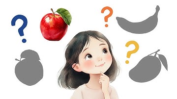 Fruit Shadow Matching Game | Toddlers, Kids, Preschool, Kindergarten | English