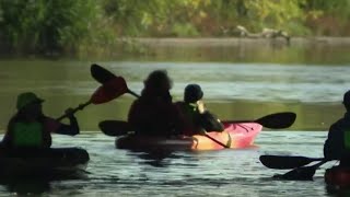 Lawmakers kayak Rouge River to mark cleanup progress since 1969 fire