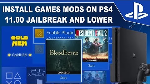 Install Mods on PS4 11.00 Jailbreak