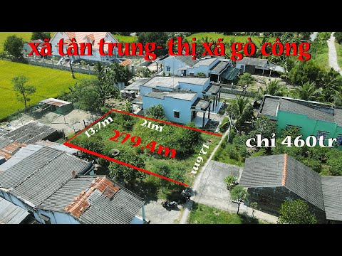 Video (Đã bán)279,4m đất tại xã tân trung thị xã gò công... - youtube