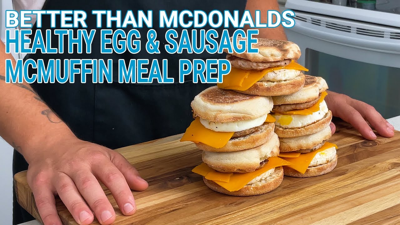 Egg & Turkey Sausage McMuffin Meal Prep - YouTube