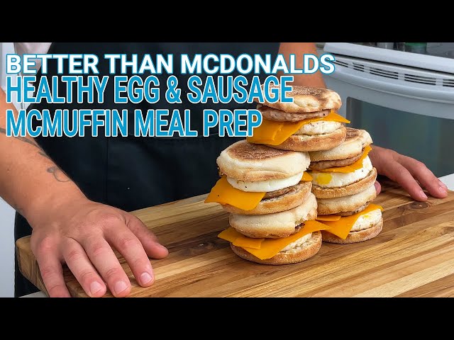 Make-Ahead, Healthy Egg McMuffin Copycats, Recipe