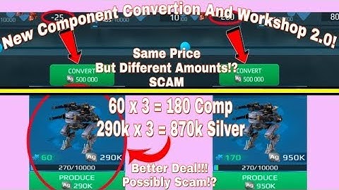 War Robots 4.5 - New Component Convertion And Workshop 2.0