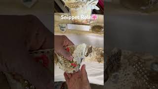 Creatively Creative! “ Snippet Role”
#viral#viralshort #viralshorts #shorts #craftideas #craft #handmade #creative #easy#easypeasy #creativity #paper #papercraft #junkjournal #junkjournaling #ephemera #everyone #daily #share #followme #follow #subscribe #inspiration
#fabric #sewing #crafting Creatively Creative! “ Snippet Role”