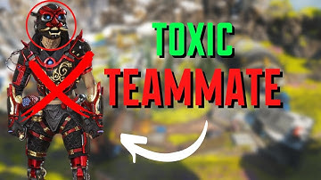 Having A Toxic Teammate - Apex Legends Season 12 - Diamond Ranked Gameplay