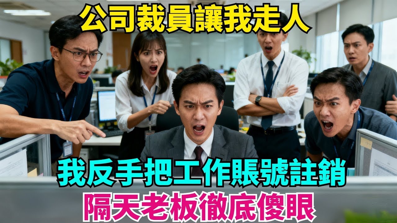 公司裁員讓我走人，我反手把工作賬號註銷，隔天老板徹底傻眼 