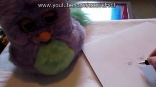 I Draw Fuzzynub the Funky Furby (with his help!)