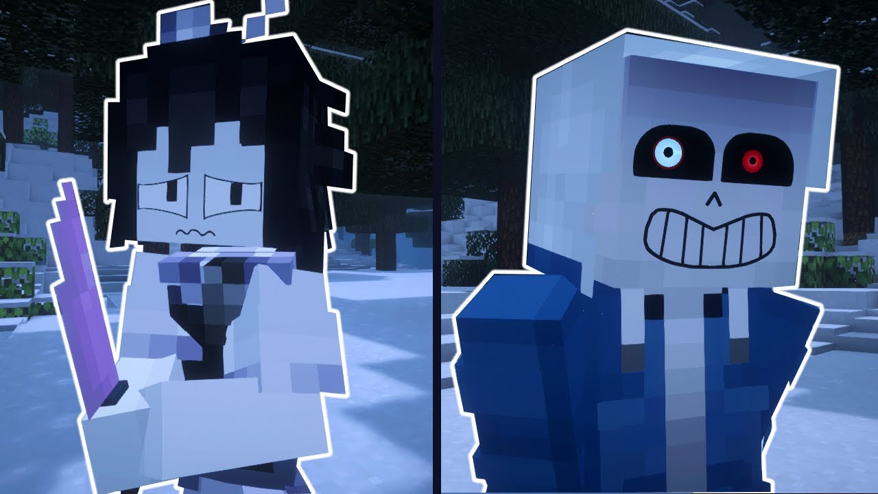 Abbie Meets Dusttale Sans | FPE: Nightmare Mayhem