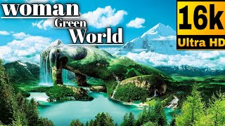 16k ultra hd | Full hd video | amazing video | women green world | 🍁4k 8k 16k ultra hd | Uhd Video screenshot 4