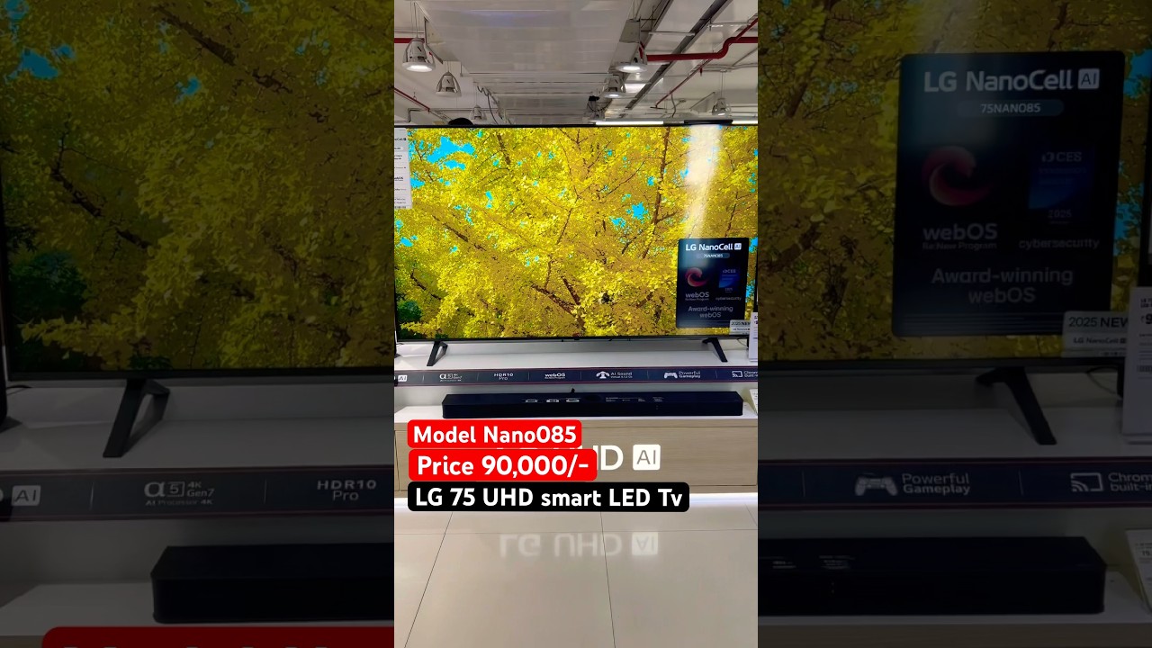 Lg Nano cell smart tv model 75 nano085
