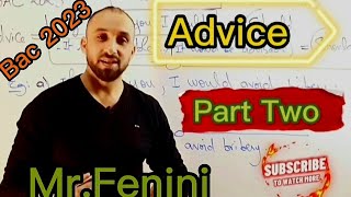 If I Were You Its Advisable Fenini English Bac 2023