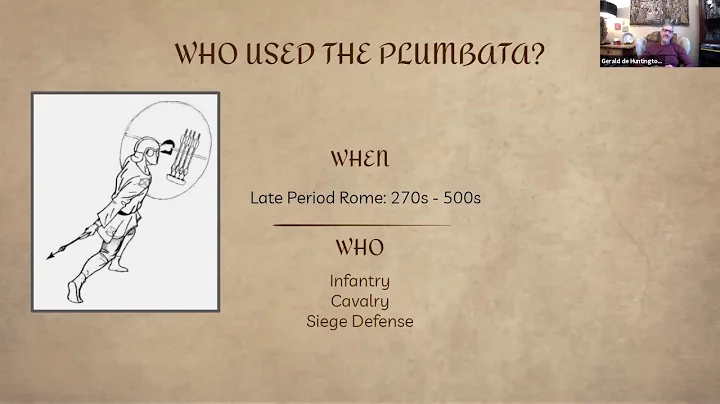 Online Class: The Plumbata with HL Gerald de Hunti...