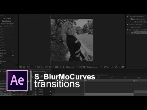 After Effects Tutorial / transitions (S_BlurMoCurves)