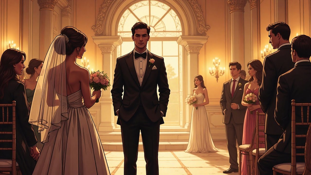 Mi prometida me abandonó en la boda; su mejor amiga, sonrojada, me preguntó:“¿Te falta una novia?”