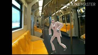 Spy Do a Default dance on Train and Theres a Engineer Appear