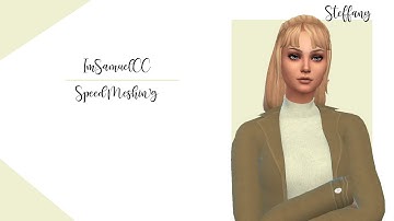The Sims 4 Speed Meshing #2 °Steffany Hairstyle°