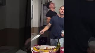 Champagne Bottle Explodes as Guy Tries to Open It in Style - 1529633