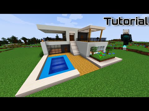 Minecraft Modern House Tutorial⚒️