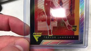 Trevor Lawrence Chronicles Draft Picks Flux Silver Prizm Rookie Clemson 2021