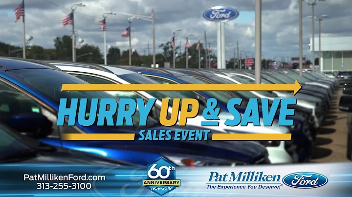 Hurry Up to Pat Milliken Ford for EXCEPTIONAL Savings!