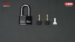 [177] ABUS 37/55HB50 55mm Granit Padlock with 50mm Long Chrome Shackle (EAGLE)