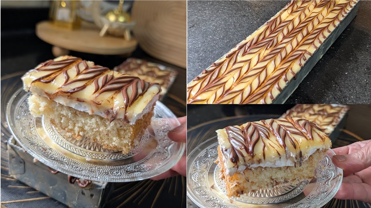 جينواز الـ5 ملاعق خفيفة ريشة🪶 بكريمة الليمون🍋 تقول باتيسري 🎂😍