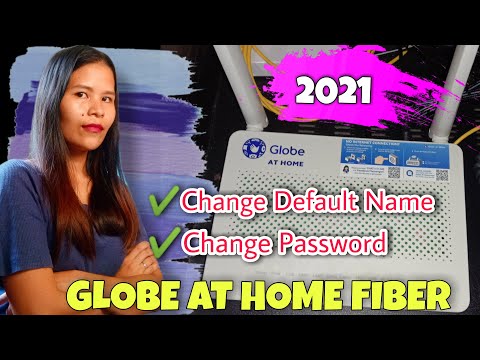 HOW TO CHANGE WIFI NAME AND PASSWORD || GLOBE AT HOME FIBER Recreational TV