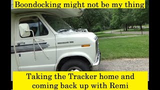Boondocking is NOT for me, Day 3, Remi appears, Camp etiquette, Using ebike to gather wood