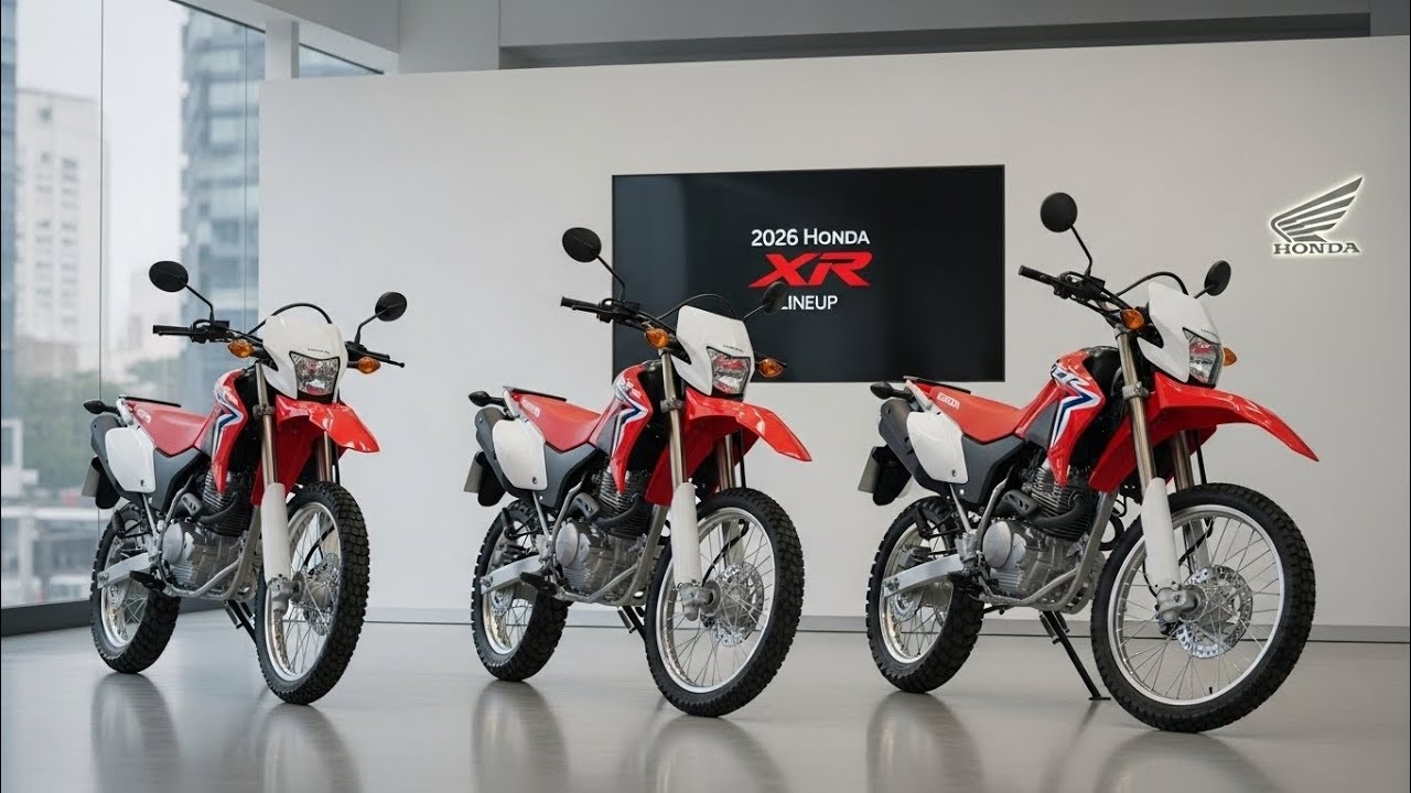 Новый дизайн мотоциклов Honda XR 2026 года 😱 XR150L против XR190L против XR650L!