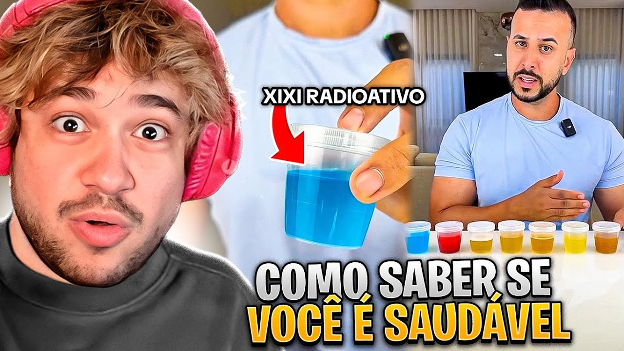 DESCUBRA SE VOCÊ ESTÁ SAUDÁVEL PELA COR DO XIXI! 👀 - React Tiktoks