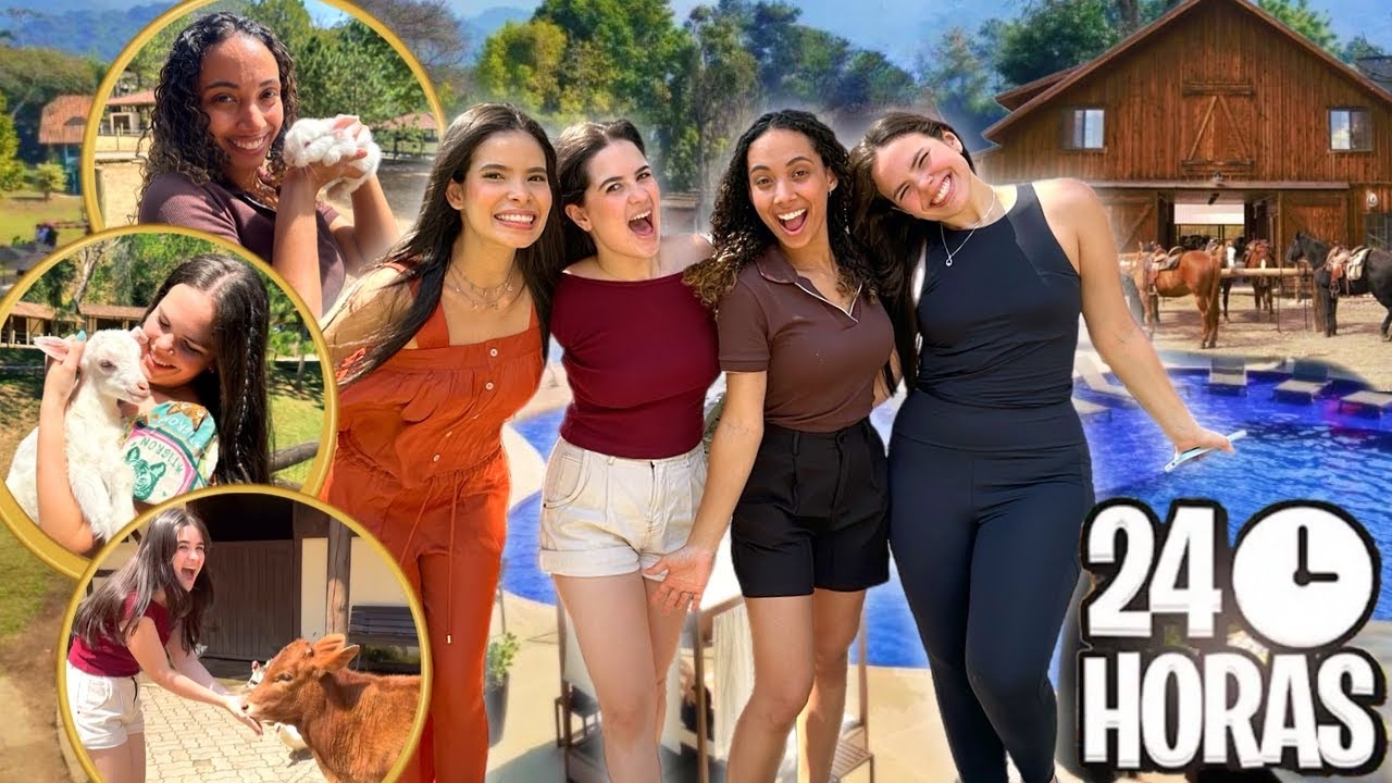 24 HORAS NO HOTEL FAZENDA COM MINHAS AMIGAS! MOSTREI TUDO!