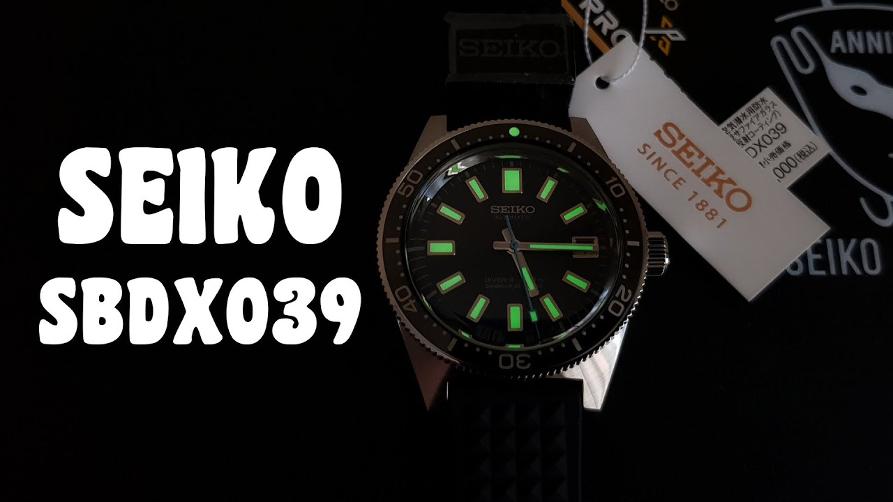SEIKO DIVER'S WATCH 55th Anniversary SBDX039 / модель 2020 года - YouTube