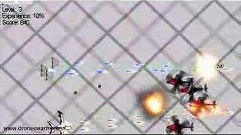 DroneSwarm - shoot em up, work in progress video