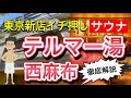 【東京新店おすすめサウナ】テルマー湯西麻布徹底解説！