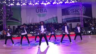 Dream Team Dance At Uba Ten Sports Gethu - Evanda Ivan Harris Jayaraj Basketball League