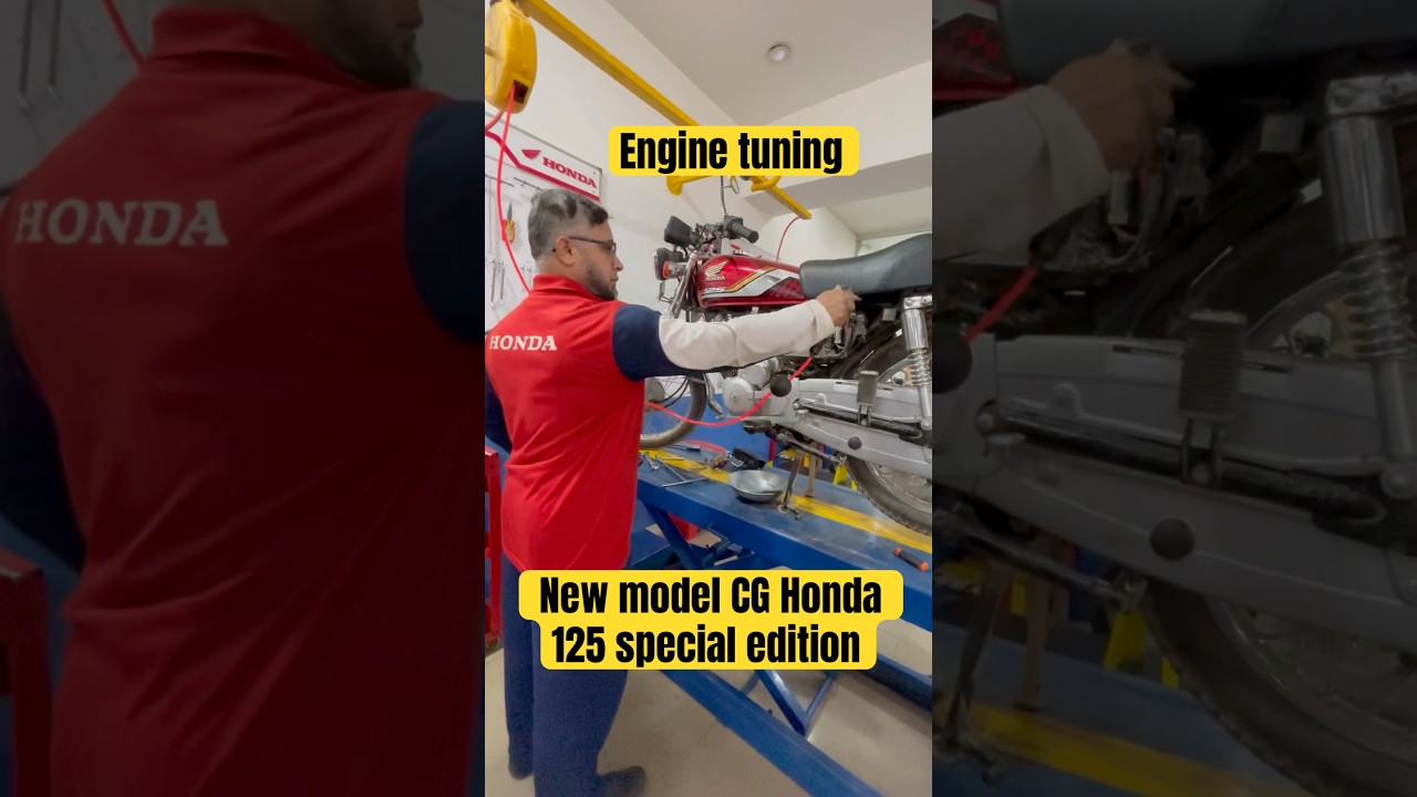 ￼ CG Honda 125 new model engine tuning