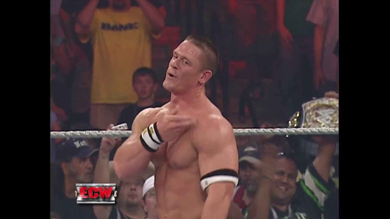 John Cena vs Johnny Nitro ECW 06/26/2007 highlights