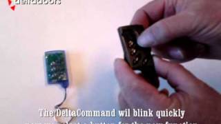 Video instruction of the DeltaCommand I self learning remote control
