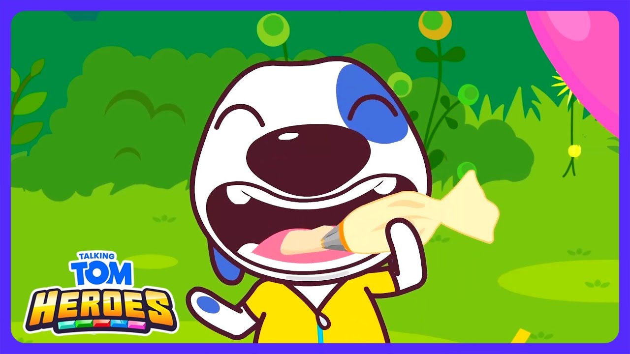 巨大ゴミモンスターをやっつけろ！🗑️ - Talking Tom Heroes | 子供