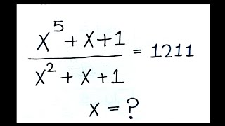 Solve for x in this nice Algebra equation | Math Olympiad Mathematics